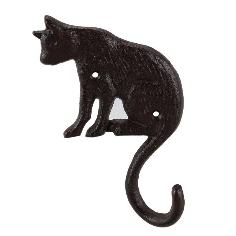 

Retro Nostalgic Old Furniture Cast Iron Hook Wall Decoration Creative Personality Mural Modeling Key Garment Hat Hooks