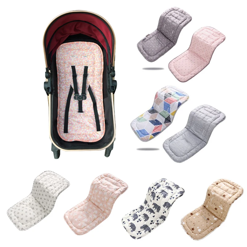 Baby Stroller Seat Cushion Cotton Four Seasons Newborn Stroller Pad