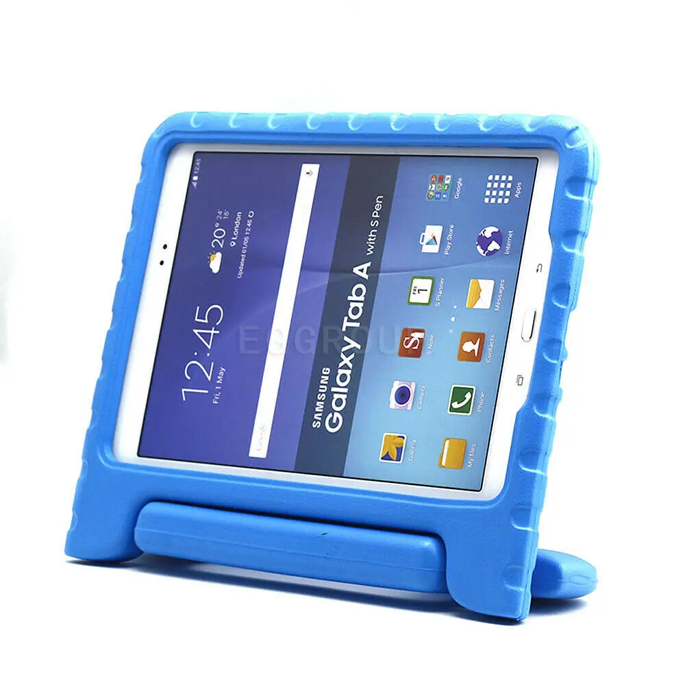 Детский безопасный противоударный EVA чехол для планшета для samsung Galaxy Tab A 8,0 SM-T350 T355 чехол EVA защитный чехол с держателем для рук