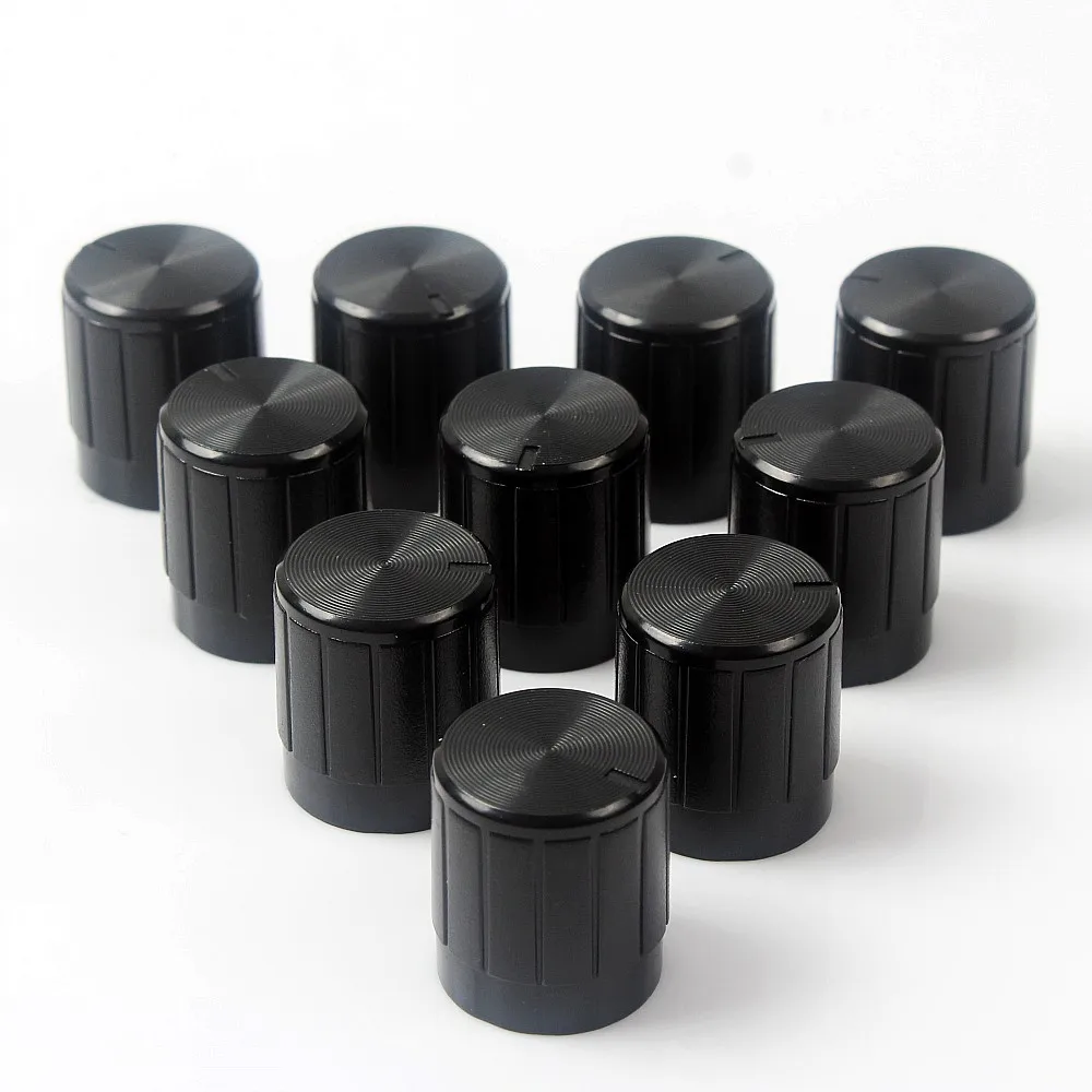10 шт. пластиковая ручка потенциометра 14X16 мм|plastic knob|potentiometer knobpotentiometer knob 10pcs |