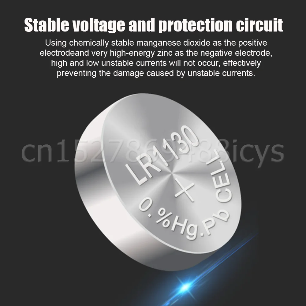 Button Battery LR1130/AG10 Alkaline For Small Toys, 53 OFF