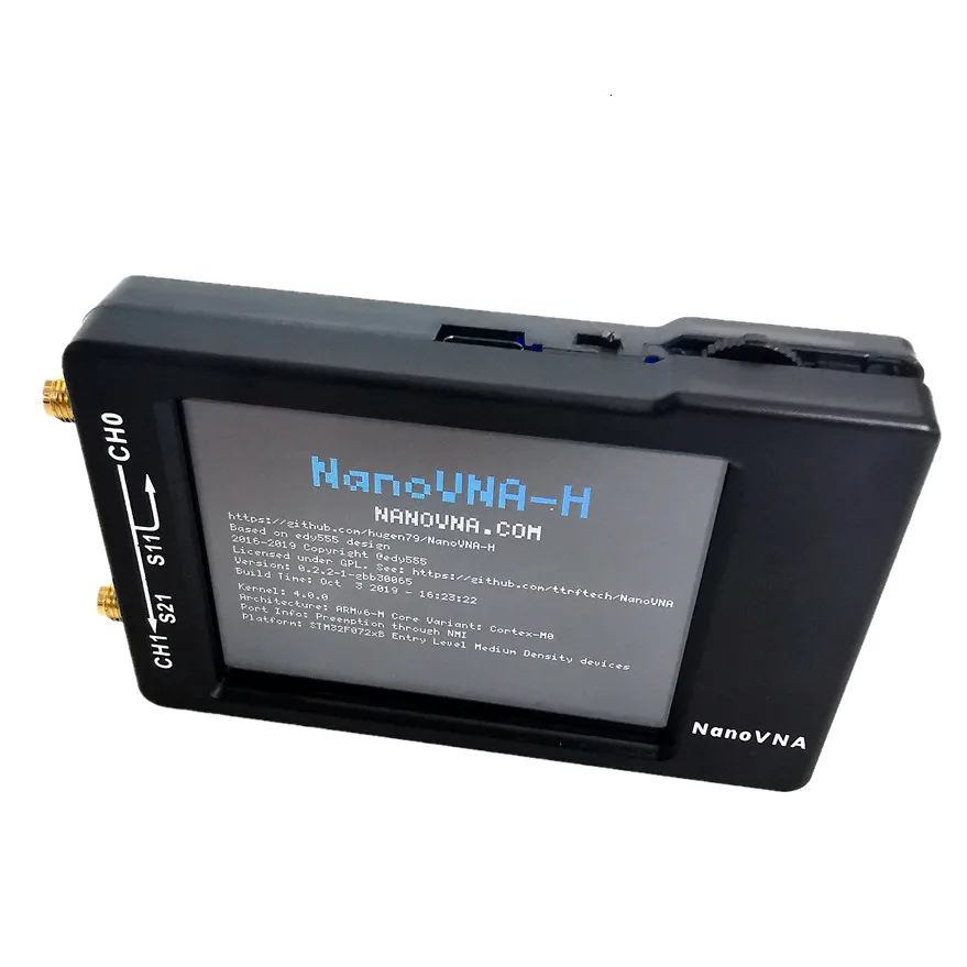 NanoVNA-H 50 кГц~ 1,5 ГГц VNA 2,8 дюймов LCDHF VHF UV векторный сетевой анализатор антенный анализатор 50 мАч батарея антенный анализатор