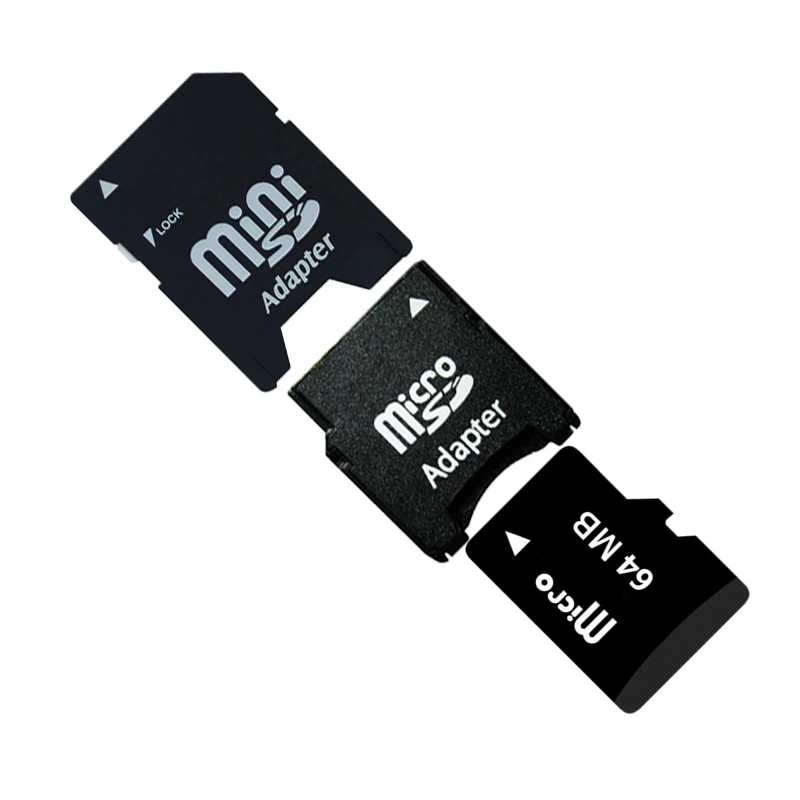 Акция 64MB 128MB 256MB 512MB 1GB 2GB Micro SD карта+ TF карта для MiniSD карта адаптер MINISD карта для SD карты для старого мобильного телефона