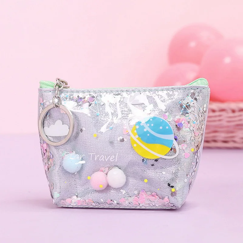 New Hot Sale Laser Design Transparent Travel Storage Bag Female Waterproof Jelly Bag PVC Cosmetic Bag For Female Makeup Bags