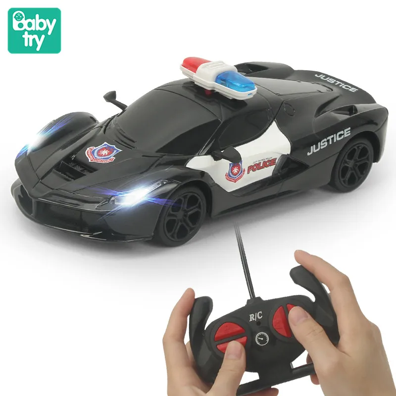 

1:24 Remote Control Police Racing Car Model Light Electric Carro Juguetes Kids Boys Toys RC Car for Chidlren Xmas Birthday Gifts