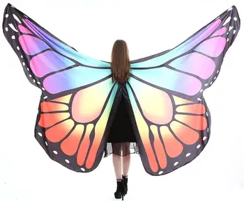 

Fantasia Female Carnival Halloween Buttefly Wings Cosplay Costume Role-Play Party Cloak Fancy Dress Outfit For Women Plus Size