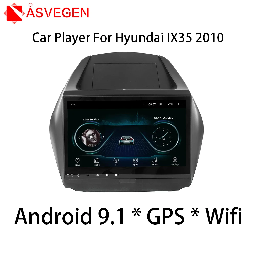 Cheap Android 8.1Car Radio For Hyundai IX35 2010 Car GPS Multimedia Navigation Player With Bluetooth WIFI 1