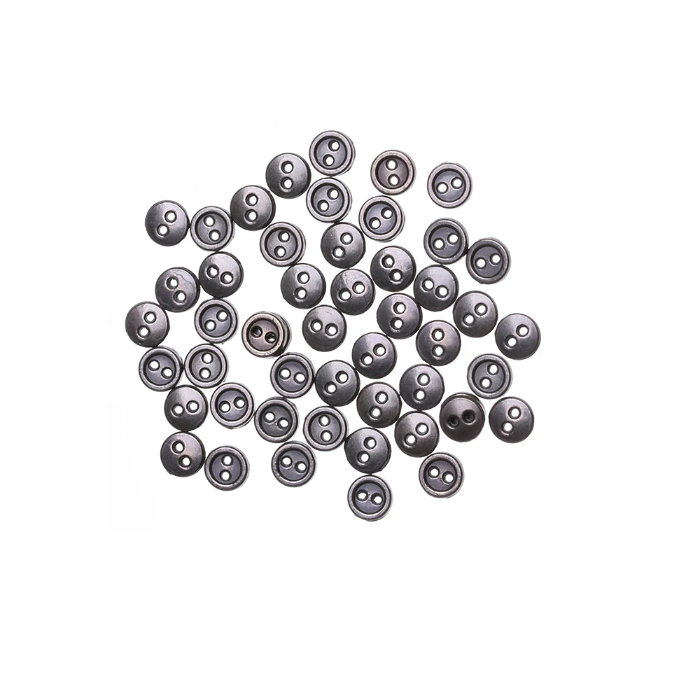 Mini Metal Round Buckles for DIY Doll Clothes Sewing