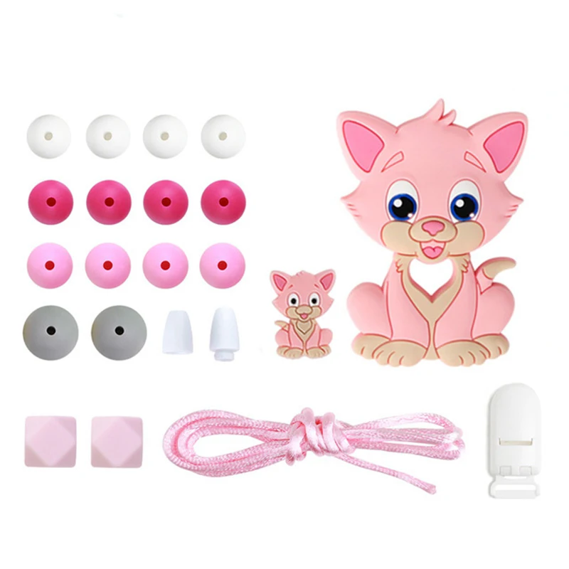 1-Set-Silicone-Beads-Teething-Rodent-Food-Grade-BPA-Free-Fox-Rabbit-DIY-Accessories-Set-Pacifier(11)