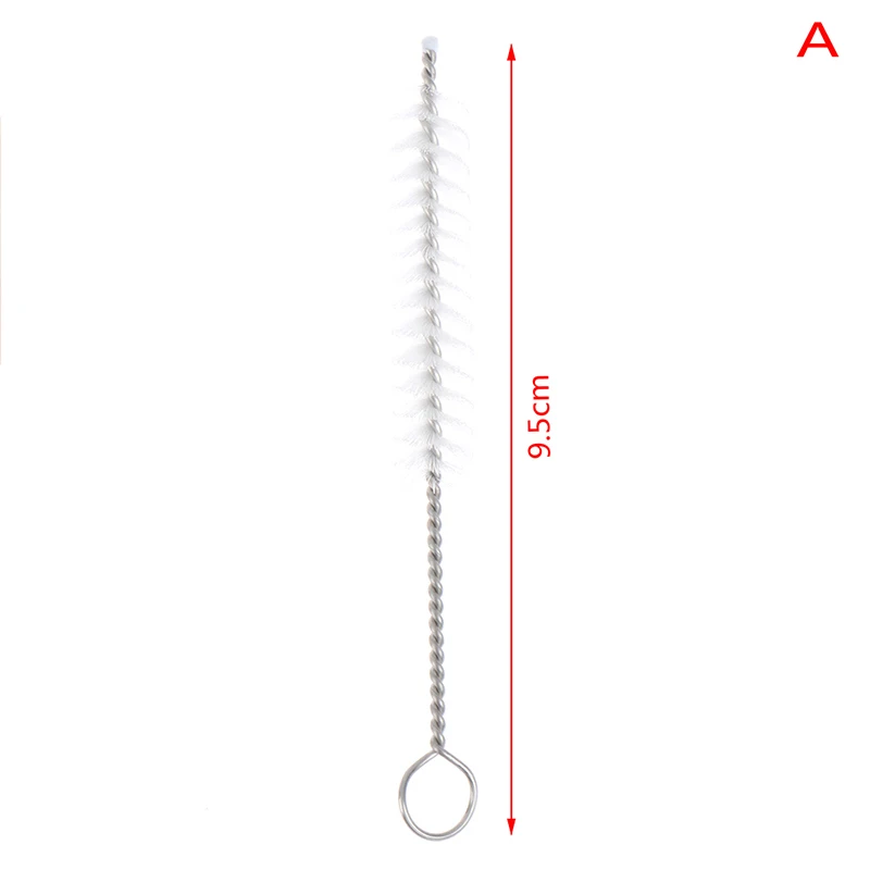 1pc straw brush 6 шт/1 набор коробка упаковка Многоразовые прозрачные стеклянные соломинки для питьевой воды с кисточкой для свадьбы День Рождения Вечеринка бар аксессуары - Цвет: 1pc straw brush
