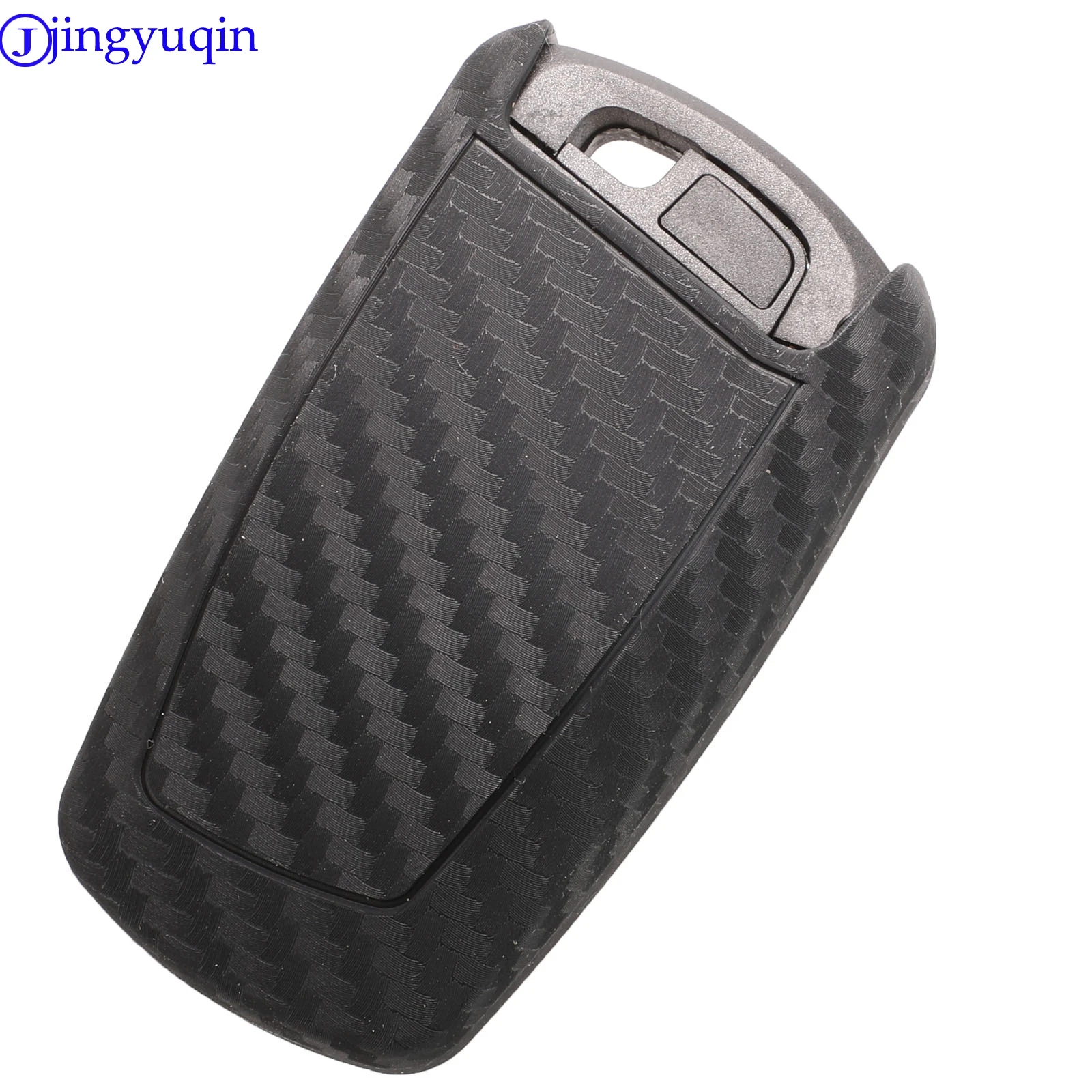 Jingyuqin 원격 자동차 키 케이스 커버 탄소 BMW 520 525 f30 f10 F18 118i 320i 1 3 5 7 시리즈 X3 X4 M3 M4 M5 자동차 스타일링