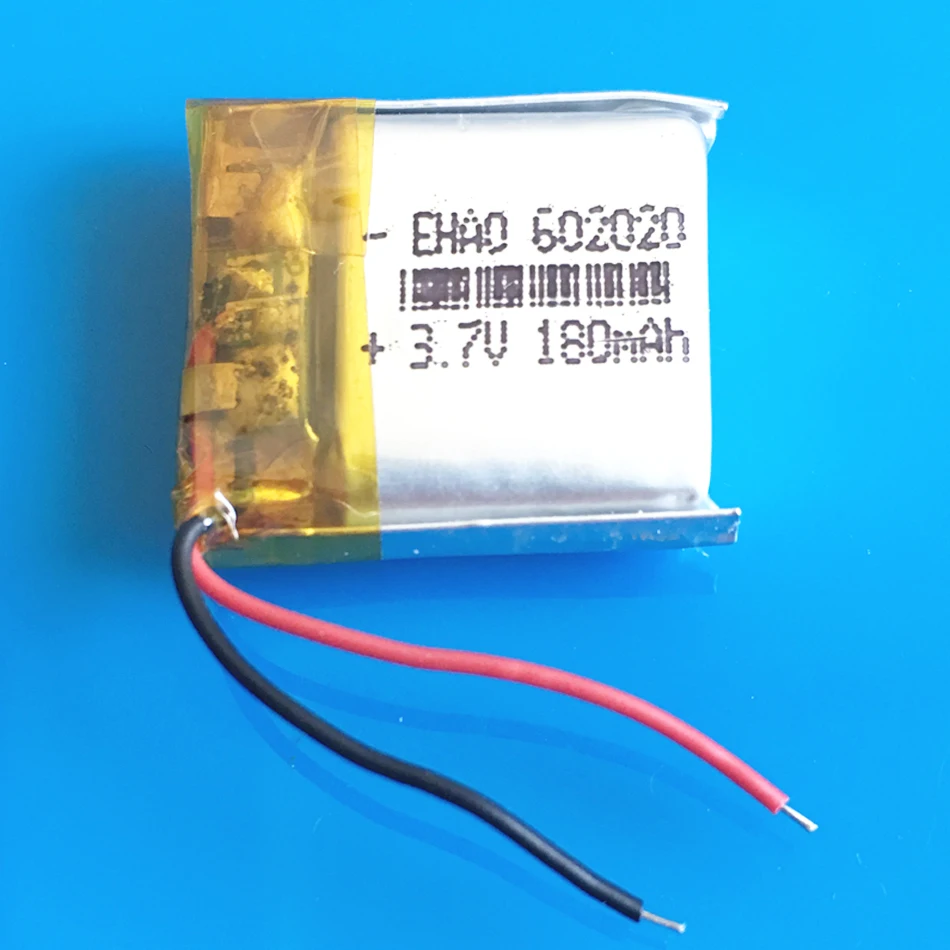 3 7 в 180 мАч литий-полимерный аккумулятор Lipo Перезаряжаемый для MP3 Bluetooth колонки