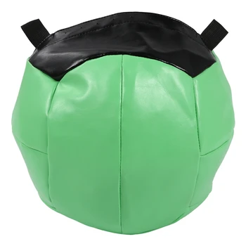 

35cm Medicine Ball Empty Snatch Wall Balls Heavy Duty Exercise Kettlebell Lifting Fitness MB Muscle Building,Green
