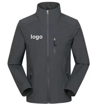 

Custom Logo Design Printed Men's Autumn Jackets Waterproof Windproof Coat Zipper Softshell Degisn Outerwear Tops