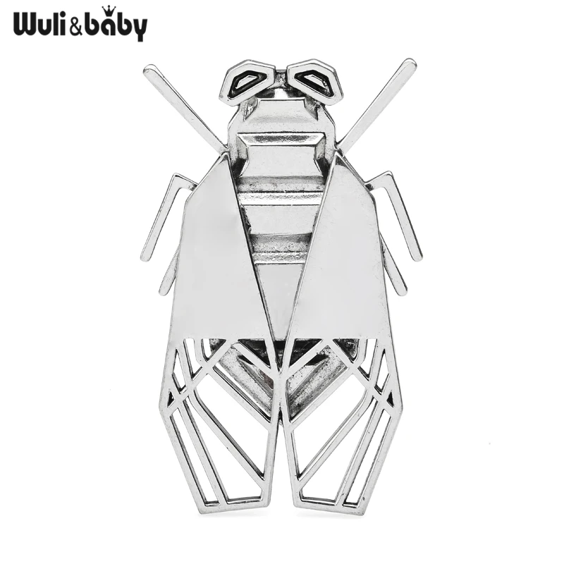 Wuli &amp baby брошь в виде больших размеров цикады из Броши с насекомыми Для женщин