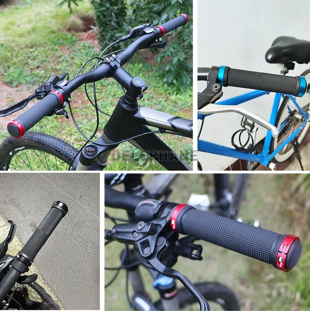 Puños antideslizantes para manillar de bicicleta de montaña, mangos suaves  para BMX, accesorios para bicicleta - AliExpress