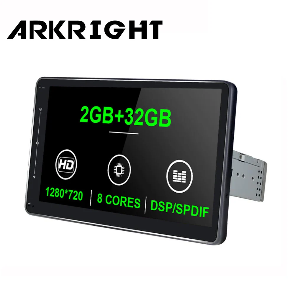 ARKRIGHT 10," Автомобильный мультимедийный плеер Android 8,1 gps 1Din Автомагнитола 8 ядер 4+ 64 ГБ Автомобильный мультимедийный плеер gps/zlink 4G SIM