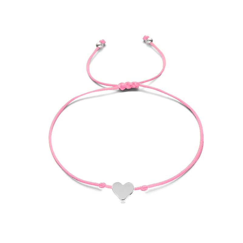 Bracelet Jewelry Bohemian Love Heart Rope Bracelet Adjustable Couple