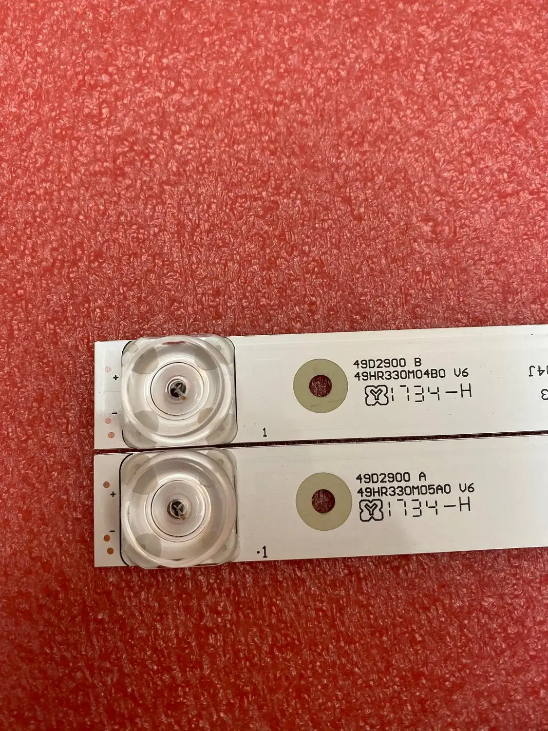 Led para 49s405 Tira Retroiluminação 2d02899 Lvf490csot D49a620u 49d2900 um b 49hr330m04b0 49hr330m05a0 v6 U49p6066 8pcs 49s403 2d02900 - Image 4