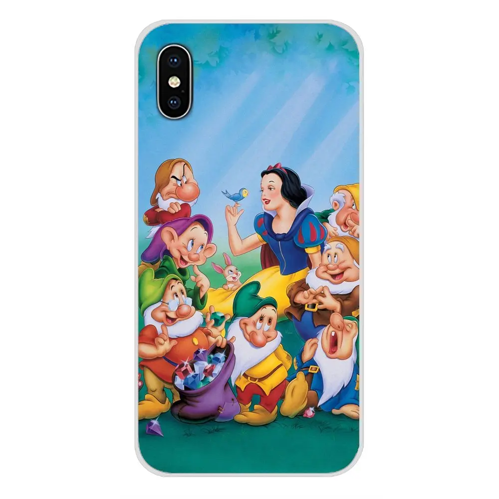 Grumpy Белоснежка и семь гномов для Apple IPhone X XR XS MAX 4 4s 5 5S 5C SE 6 6S 7 8 Plus ipod touch 5 6 Кожаный чехол для телефона