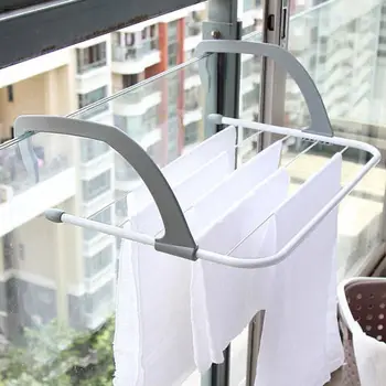 

clothes hanger Window Balcony window sill drying rack folding hanging clothes rack drying shoe clothes rack hanger dryer
