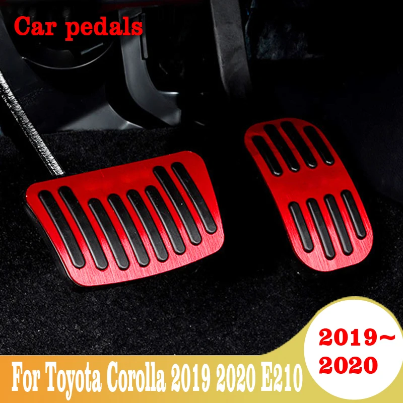 Для Toyota Corolla 2019 2020 Авто акселератор газа тормоза сцепления педали чехол запчасти