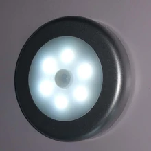 Wireless PIR Motion Auto Sensor 6 LED Night Lights Room Lamps Stairway Corridor Cabinet Light