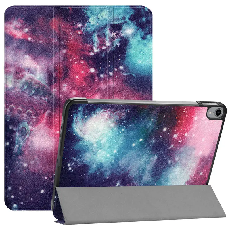 Чехол для iPad Pro 1"() Smart Cover Funda для нового iPad Pro 11 дюймов принт шаблон складной Стенд Coque Shell+ пленка+ ручка - Цвет: P018