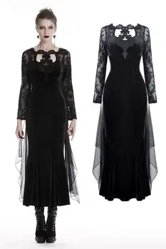

Darkinlove Women's Gothic Elegant Lace Mermaid Party Maxi Dresses For Wedding Party DW326
