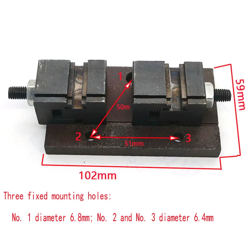 Defu key machine 368A original fixture with mounting base plate Defu key machine fixture accessories