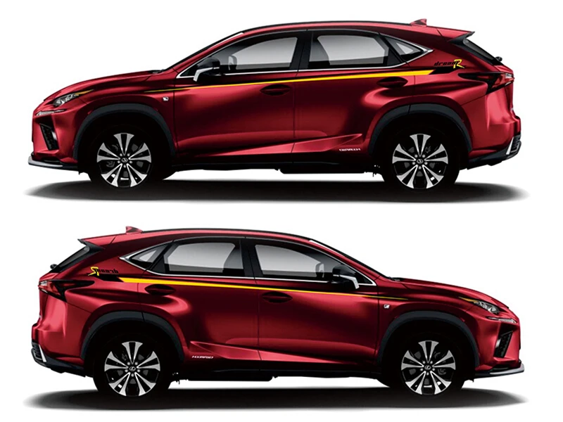 World Datong автомобильный Стайлинг, Спортивная Автомобильная наклейка для Lexus NX200 NX300h Mark Levinson, автомобильная индивидуальная наклейка для кузова, внешние аксессуары