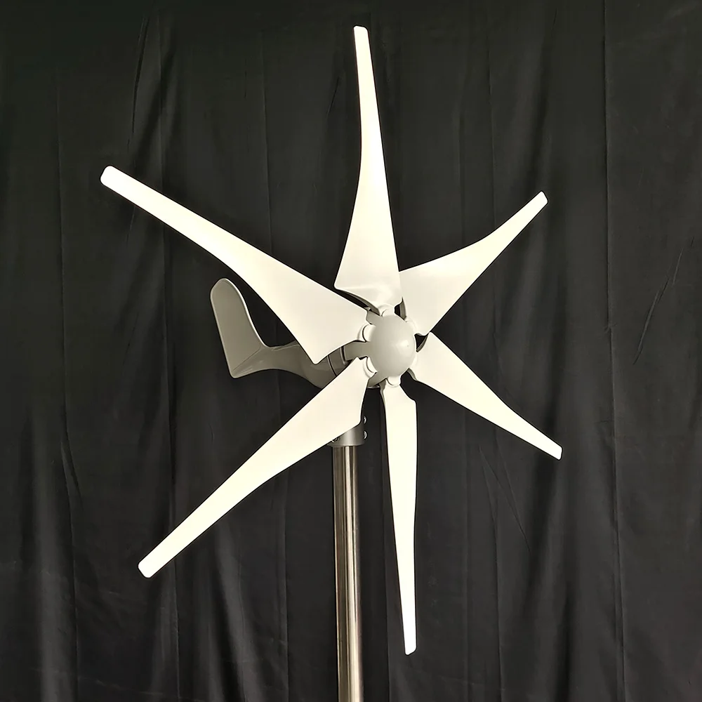 Description Picture 6 of itemWind Turbine Generator power12V 24V 48V 600w 800w 1000w Free Alternative Energy Windmills With MPPT Hybrid Controller For Home