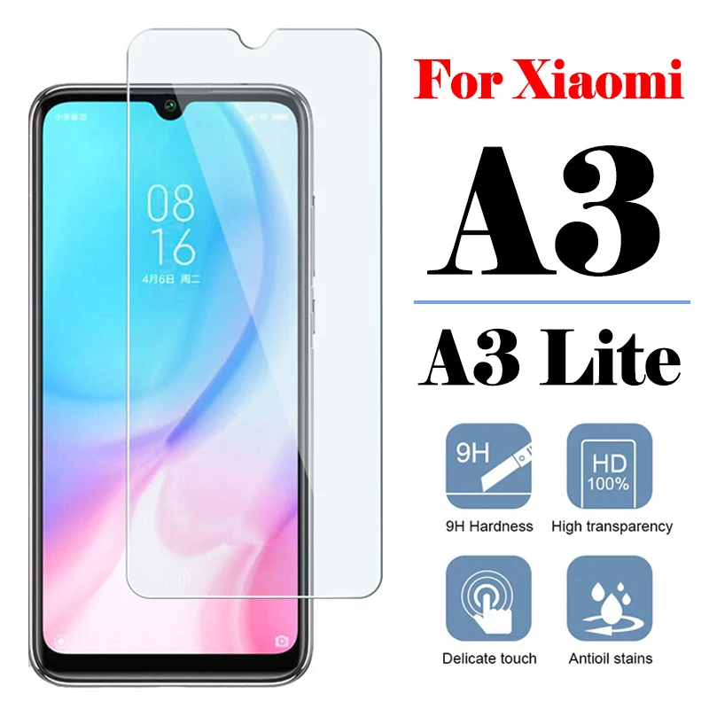 

Safety Glass on for xiaomi a3 lite Mi A3 MiA3 Mi A2 lite mi a1 mi5x Screen Protector Tempered glass for xaomi mi a3light Film