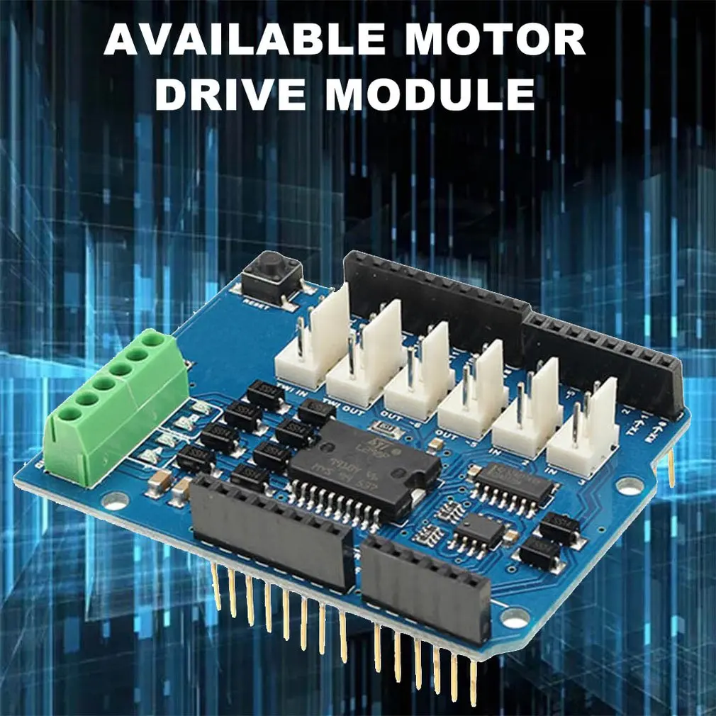 

L298N L298P Uno Motor Drive Module For Uno Motor Shield R3 Pwm Speed Current Detection Uno Motor Expansion Board