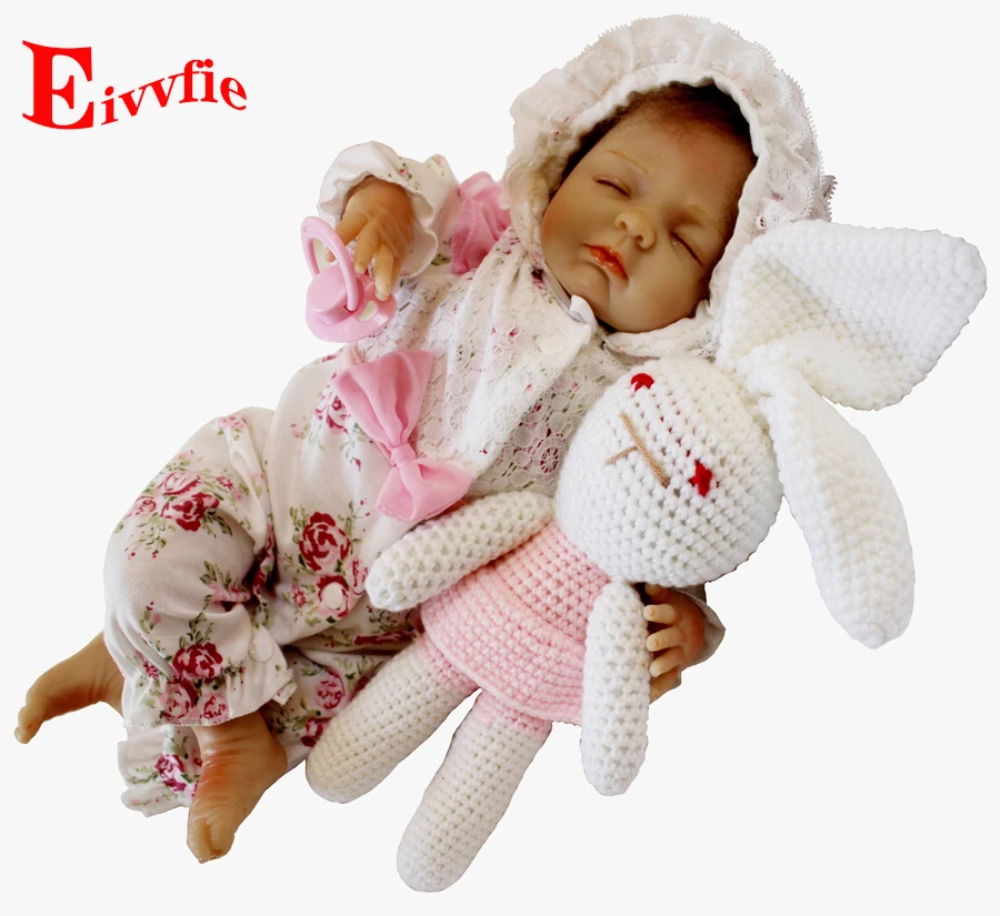 PP cotton body doll 55cm silicone reborn doll 22 inch realistic newborn babies Lifelike dolls BeBe Reborn babies