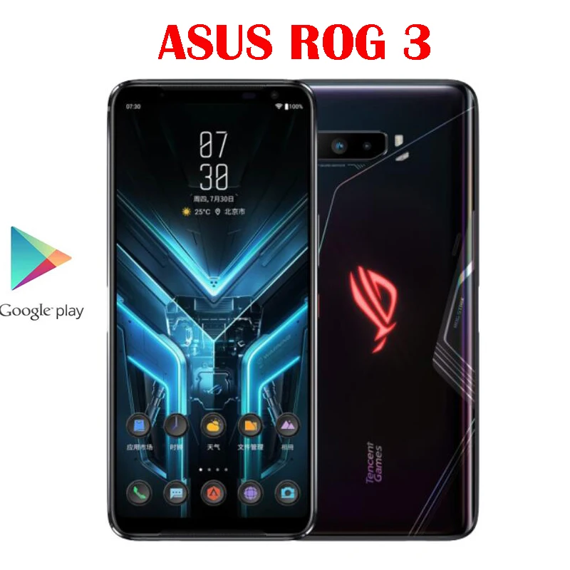 Новый оригинальный официальный Смартфон Asus ROG 3 Телефон Snapdragon 865/865 Plus камера 64 мп NFC 6,59 