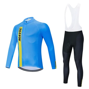 

2019 autumn and winter long-sleeved bicycle clothing / wool fleece mountain bike bicycle clothing Mavic bicycle clothing
