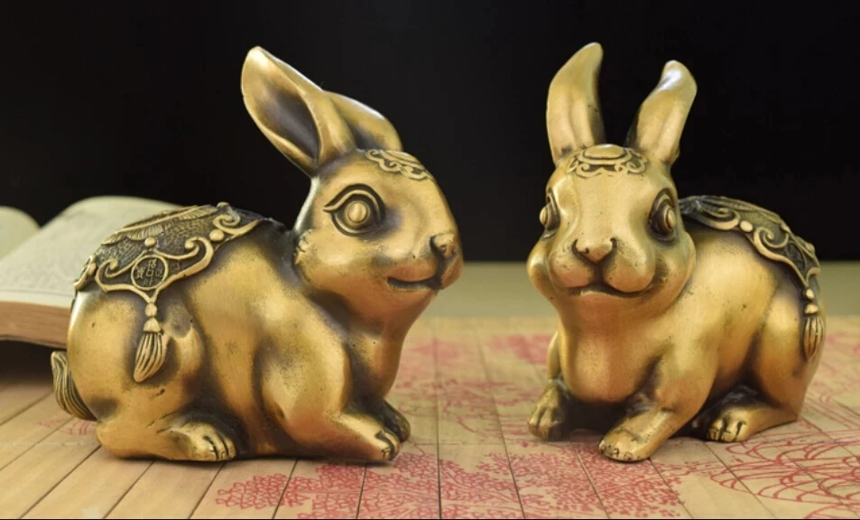 Pure-copper-wealth-rabbit-brass-furnishing-articles-everyone-the-lucky ...