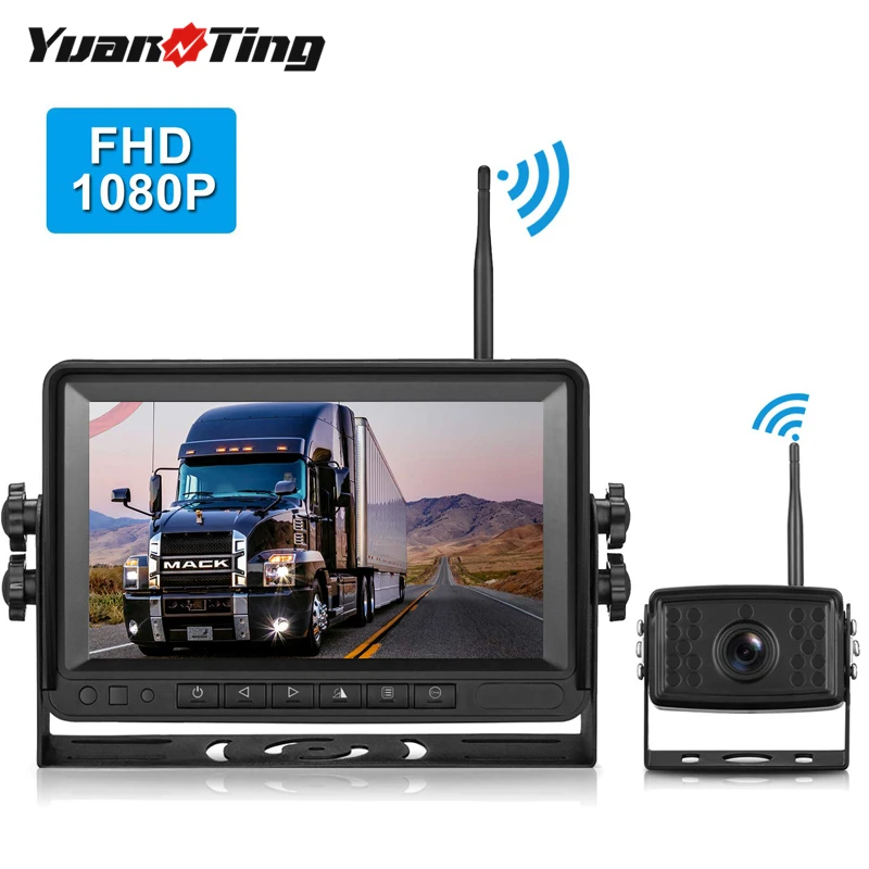Yuanting Fhd 1080p Digital Wireless Backup Camera And Monitor Kit For