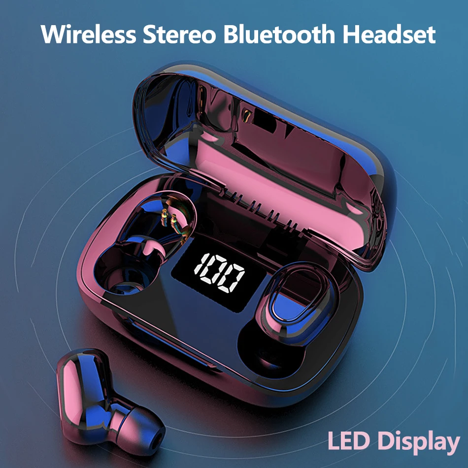Earphone TWS Headset Auricular Bluetooth Earphones Headphone For A Mobile Phone In Ear True Wireless Earbuds For iPhone Xiaomi