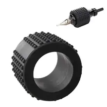 Покрытие рукоятки машинки для татуажа, силиконовое пищевое покрытие рукоятки машинки для татуажа черная противоскользящая Татуировка ручка Крышка термостойкая ручка Крышка