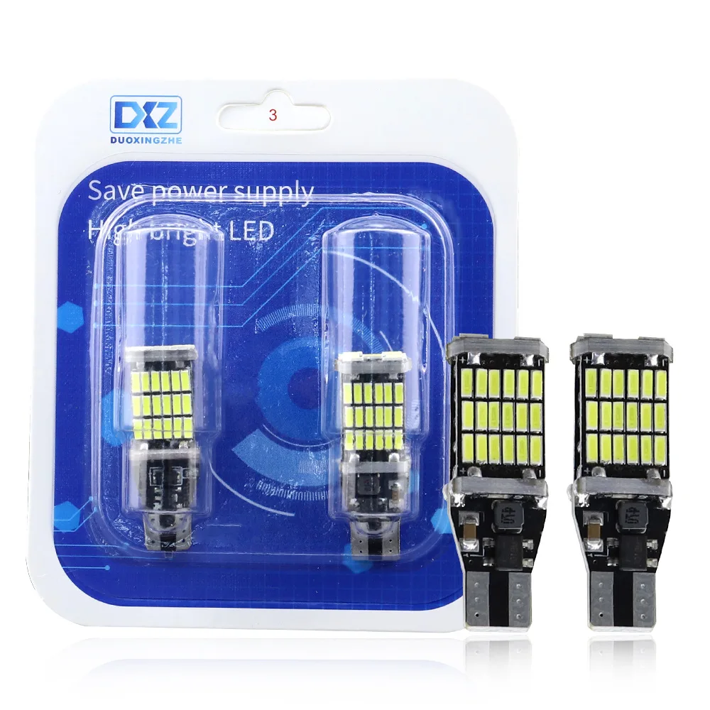 CANbus декодирование T15 W16W 4014 45SMD Автомобильные светодиодные задние фары поворотник задний фонарь