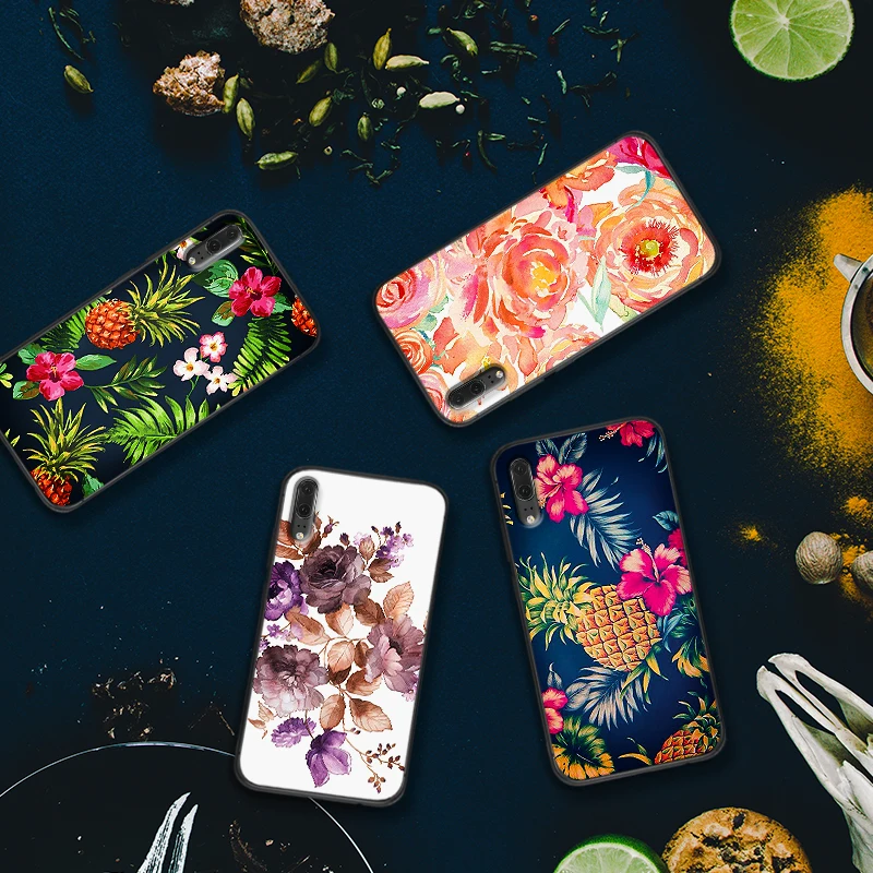 Для huawei honor 7A 9X Pro 8 9 10 lite 7C желтые цветы 5.99IN 7X 8X 8C Примечание вид 20 сотовый Чехол