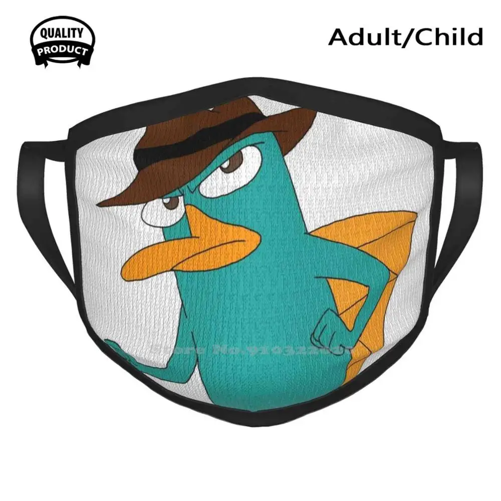 Перри дышащие хлопковые маски для лица бирюза Синий Зеленый Оранжевый