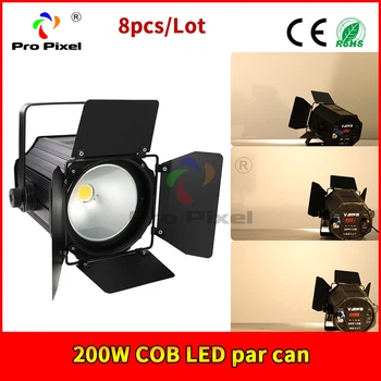 

200W COB 8pcs 2CH LED Par WW for wdding light & Fashion show,dj light