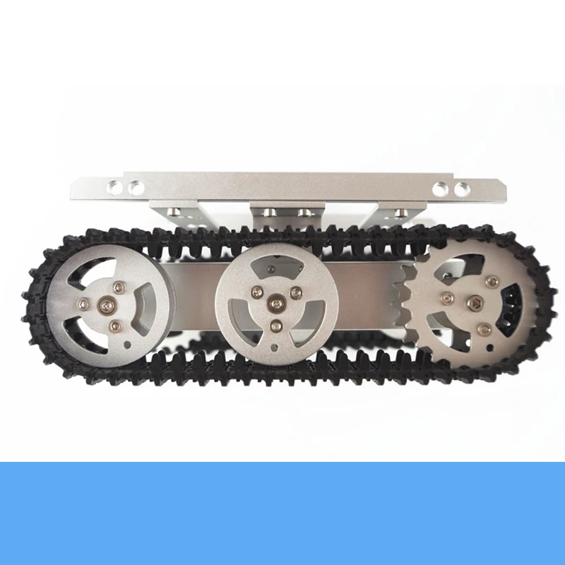 DIY T100 Metal Tracked Tank Chassis Kit Smart Crawler Robot Model Frame High Torque Motor Education Toy