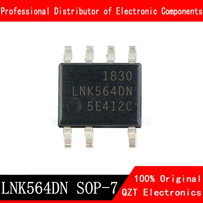 10pcs/lot LNK564DN LNK564 SOP-7 Off-Line Switcher IC new original In Stock new original 10pcs top242fn or top243fn or top244fn to 262 7 integrated off line switcher