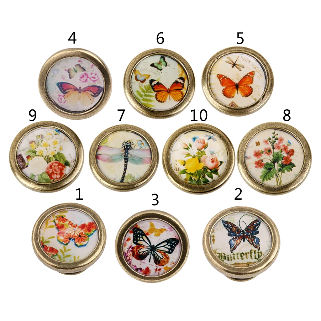 Vintage Skull Cupboard Closet Knob Drawer Door Wardrobe Cabinet Pulls Handle