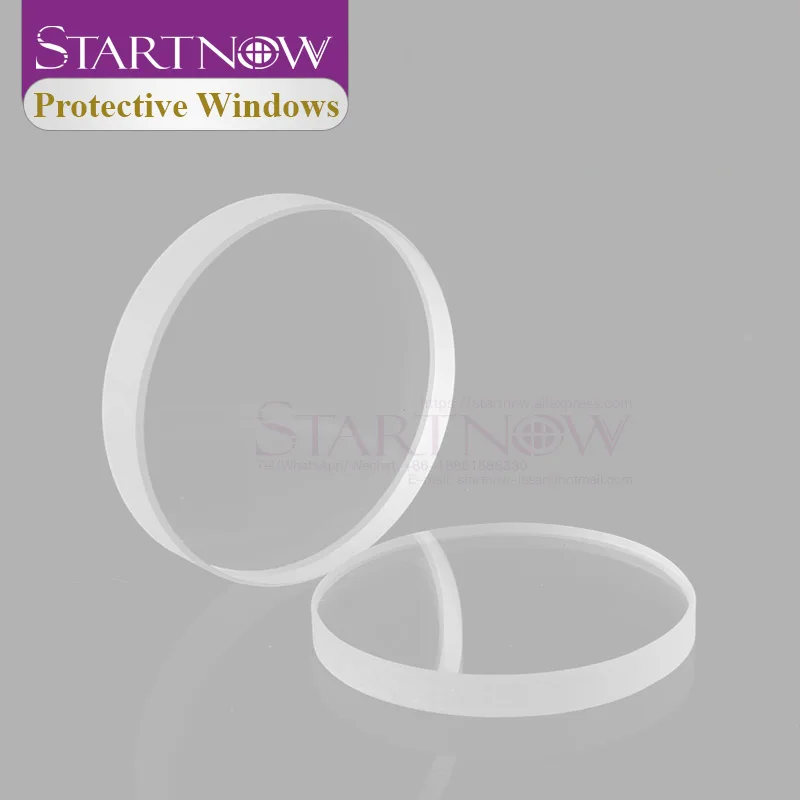 Startnow 1064nm Fiber Han’s Laser Head Protective Lens 42x4mm Cutting Machine Protection Lenses 40*2 6KW 40x3 40*5 Protect Lens