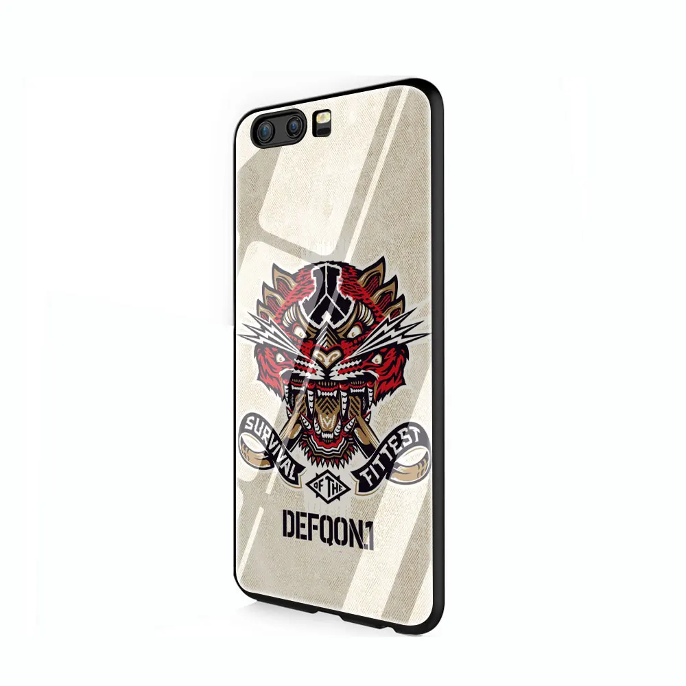 Defqon 1 закаленное Стекло крышка чехол для Huawei P10 P20 30 Коврики 20 Honor 9 10 Lite рro 7A 8X P Smart Y6 Y9 - Цвет: G10